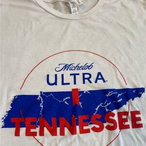 Bella Canvas White Michelob Ulta Tennessee Graphic Tee (Unisex)
